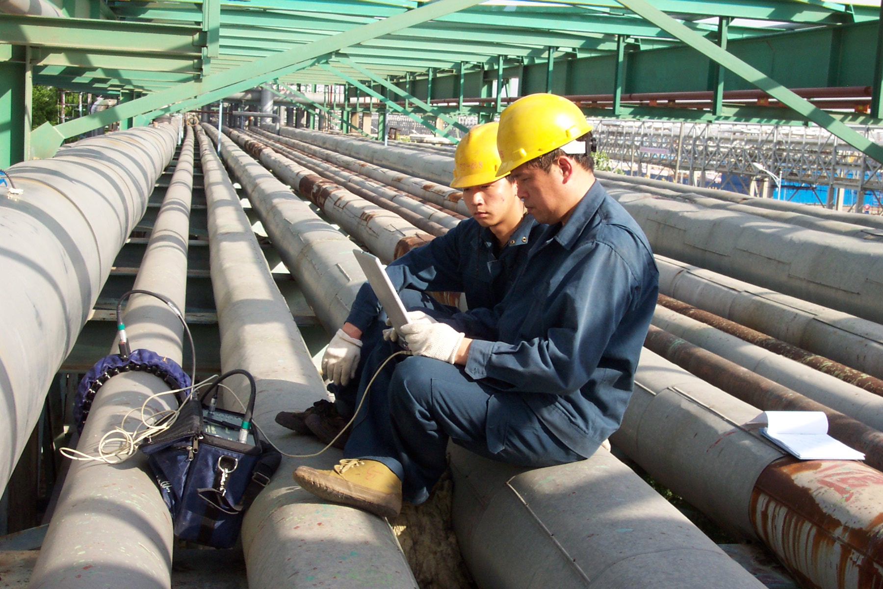 某廠(chǎng)區(qū)壓力管道檢測(cè)